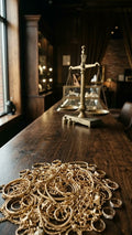Gold jewelry on the counter at The Buy Back Store — free mail-in kit